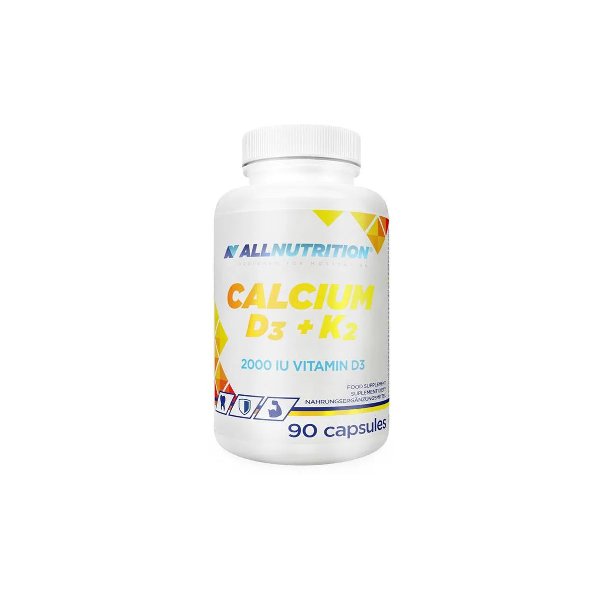 Allnutrition Calcium D3 + K2, 2000 IU, 90 Kapseln