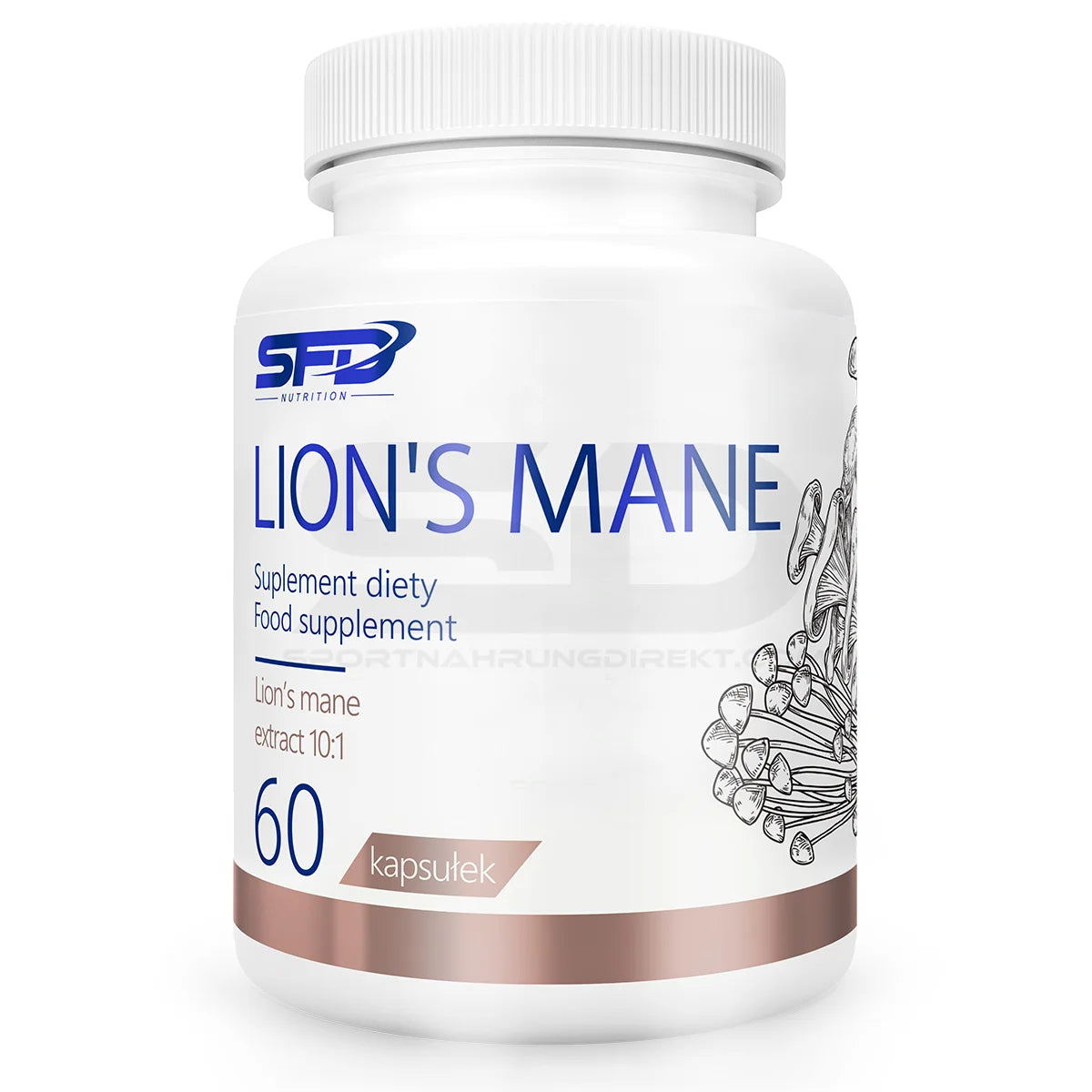 SFD LIONS MANE 600mg 60 Kapseln