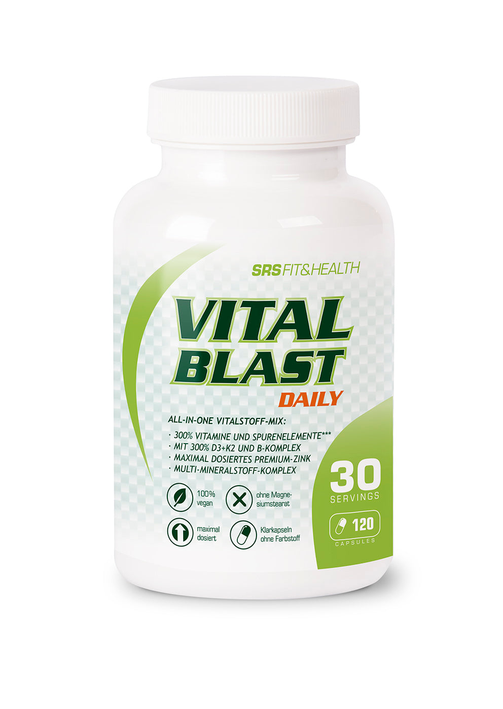 SRS Muscle, Vital Blast, 120 Kapseln