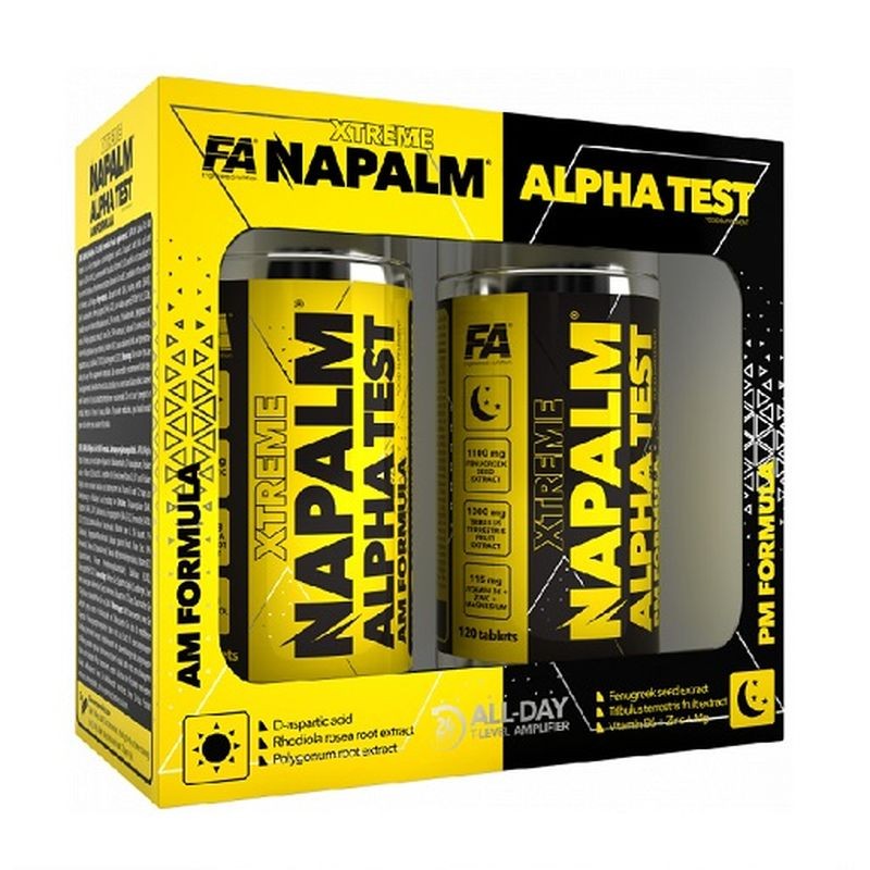 FA Nutrition, Napalm Alpha Test, 2 x 120 Tabletten