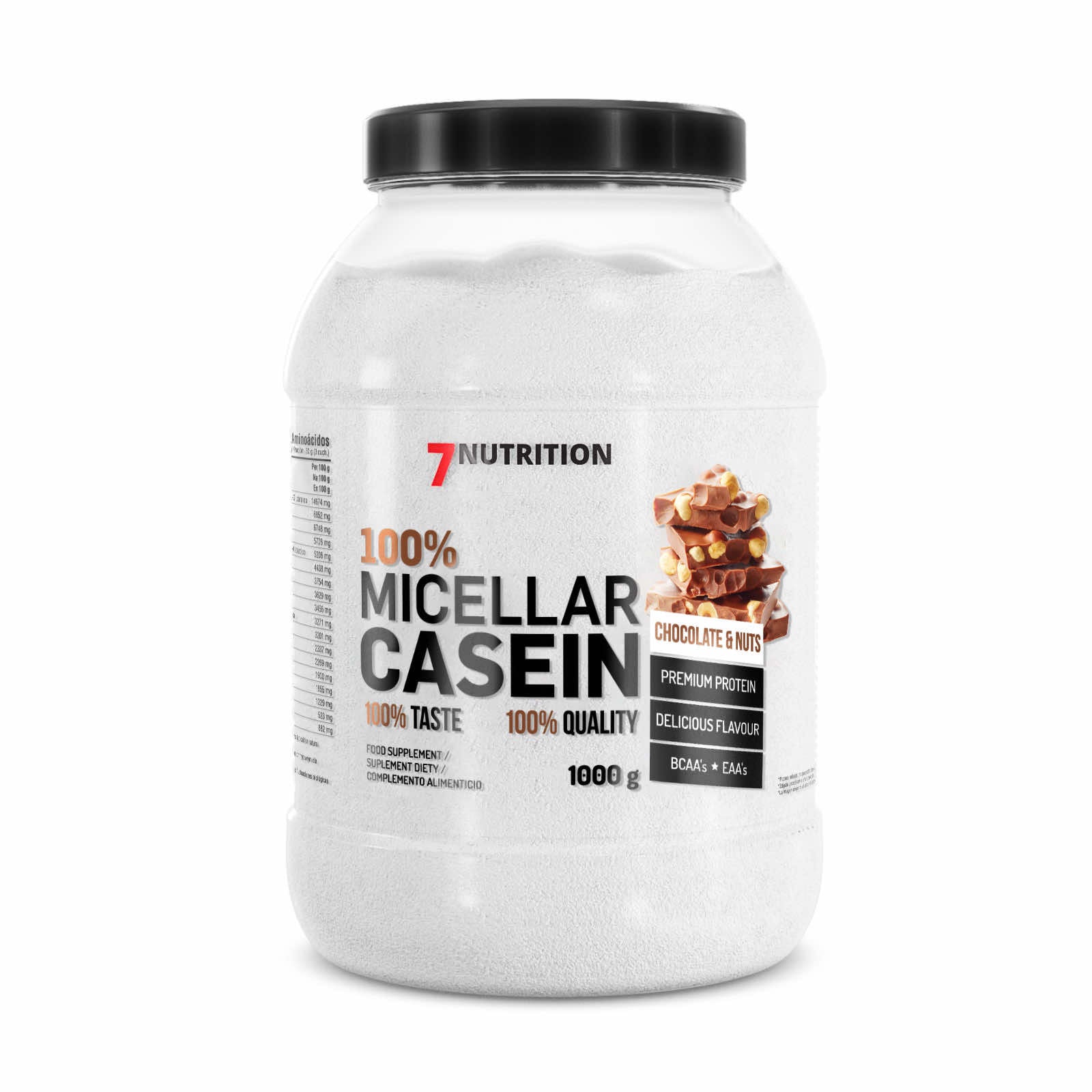 7 Nutrition, Micellar Casein, 1000g Dose